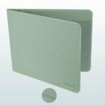 DMLuna PU Leather Disabled Blue Badge and Timer Holder Wallet Protector Disability Parking Permit Hologram Safe, PVC Does Not Cover Hologram, Agave Green