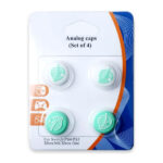 HUAYUWA Thumb Grip Caps Joystick Cover for Switch & Lite – Green & White - Image 4