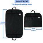 STEVOY 40" Suit Carrier Bag, Clothes Covers with Handles for Travel, Foldover Breathable Garment Bag with Handles and Gusset, 60cm*100cm - Image 4