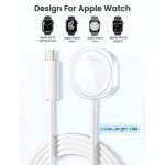 imodomio Charger for Apple Watch USB C - 1M Magnetic USB Charging Cable for iWatch, Portable Fast Charger Compatible with Apple Watch Series 10/9/8/Se/Ultra/7/6/5/4/3/2 - White - Image 2