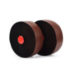 HOUSON bicycle handlebar tape, EVA + PU mountain bike handlebar tape, road bike handlebar tape, handlebar tape, non-slip and shock-absorbing for bicycles Brown