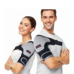 COMFORCE Shoulder Support Brace for Women Men, Rotator Cuff Shoulder Support, Adjustable Support Wrap for Shoulder Left and Right, Injury Prevention, Dislocation, Working Out, Sports - One Size