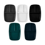 Divided Dinner Plate Portion Control Stackable Design