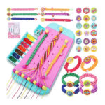 Friendship Bracelet Making Kit DIY Arts and Crafts – Pink