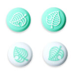 HUAYUWA Thumb Grip Caps Joystick Cover for Switch & Lite – Green & White