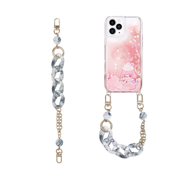 3 Acrylic Phone Wrist Lanyard – Clear - Image 1