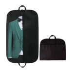 STEVOY 40" Suit Carrier Bag, Clothes Covers with Handles for Travel, Foldover Breathable Garment Bag with Handles and Gusset, 60cm*100cm