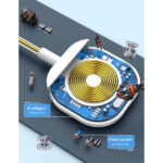 imodomio Charger for Apple Watch USB C - 1M Magnetic USB Charging Cable for iWatch, Portable Fast Charger Compatible with Apple Watch Series 10/9/8/Se/Ultra/7/6/5/4/3/2 - White - Image 3