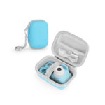 Yinke Kids Camera Case Compatible with Seckton/GKTZ /Desuccus/Rindol/Agoigo/VATENIC/LC-dolida/OZMI Travel Hard Carry Case, Fits Most Kids Camera Toy Gift, Pink