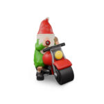 NANAOUS Garden Gnomes Outdoor Ornaments, Art Decoration for Novelty Lawn Gnomes, 3.9 in Ornaments for Home Yard Outside, Motorcycle Gifts