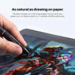 HUION Anti-Glare Graphics Plastic Film Drawing Monitor Protector 13 inch Screen Protector Film Skin for Huion Kamvas 13 Drawing Tablet - Image 4