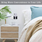 CIOUYAOS 4PCS Wall Mount Phone Holder with Adhesive, Charging Stand Holders with Data Cable Receiving Hole, Multipurpose Control Storage Box for Waterproof Shower, Bed, Bedside Shelf (Black) - Image 4