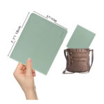 DMLuna PU Leather Disabled Blue Badge and Timer Holder Wallet Protector Disability Parking Permit Hologram Safe, PVC Does Not Cover Hologram, Agave Green - Image 2