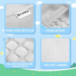 Yinke Kids Camera Case Compatible with Seckton/GKTZ /Desuccus/Rindol/Agoigo/VATENIC/LC-dolida/OZMI Travel Hard Carry Case, Fits Most Kids Camera Toy Gift, Pink - Image 2