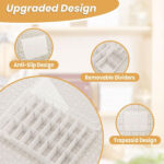 Clay Beads Storage Organiser Set 2 Boxes 24 Grids – Craft Storage - Image 2